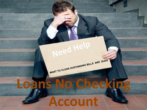 Loans With No Job Or Bank Account